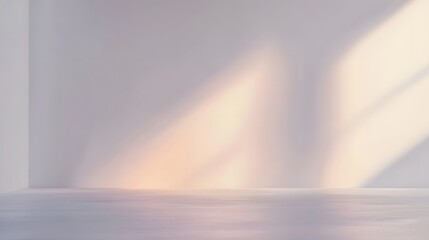 Soft Light and Minimalist Empty Space for Creative Background Use