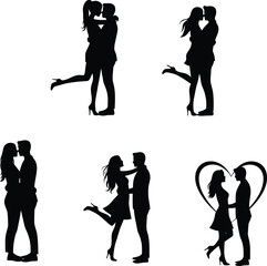 Whimsical Valentine Romance Art.