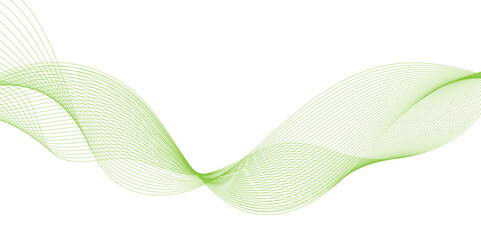 abstract background of soft Waves in light green yellow Colors, green wave line, template for advertising, computer background.