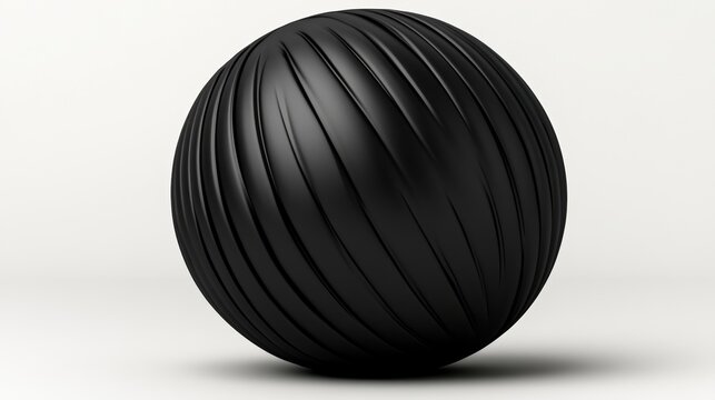 Professional image of a medicine ball with a seamless white background, perfect for strength and core training branding