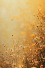 Fall season abstract nature background with copy space