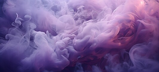 a light lavender , coming out of the smoke,ai generative