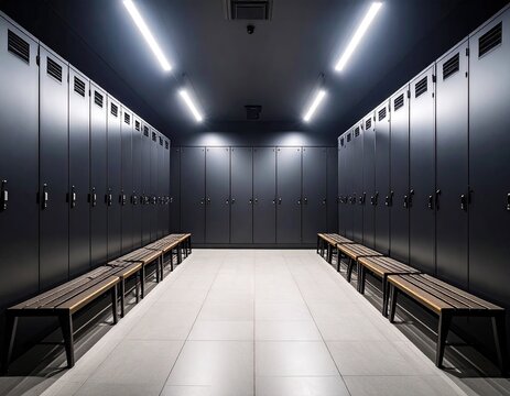 Modern locker room interior (1)