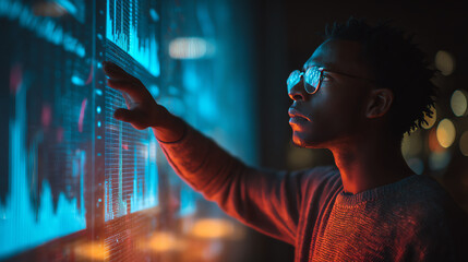 Innovative solution for disruption in data analysis is showcased through this focused individual