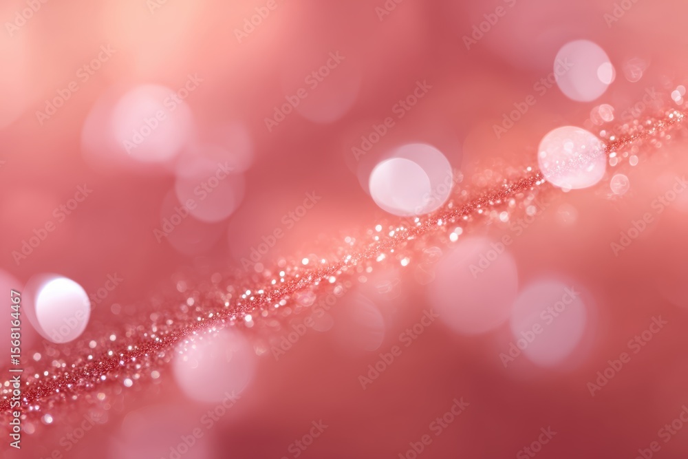 Wall mural light pink gradient background with subtle sparkle