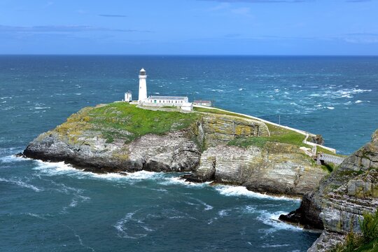South Stack Lighthouse on the Cliffs