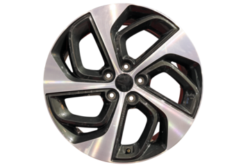 car modern aluminum wheel transparent