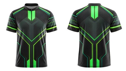 Gaming Jersey Mockup  High-Resolution Sublimation Design Template for Esports Team Uniforms