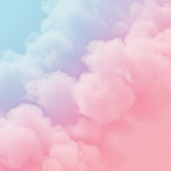 Fototapeta premium Pastel Gradient Sky with Soft Clouds