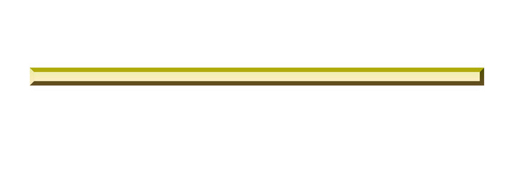  Illustration of a long gold  
