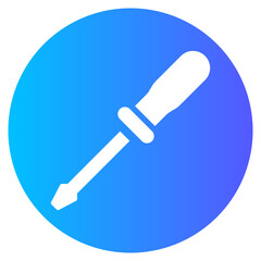 screwdriver gradient icon