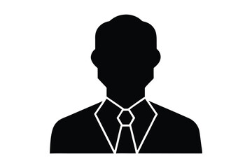 businessman silhouette vector