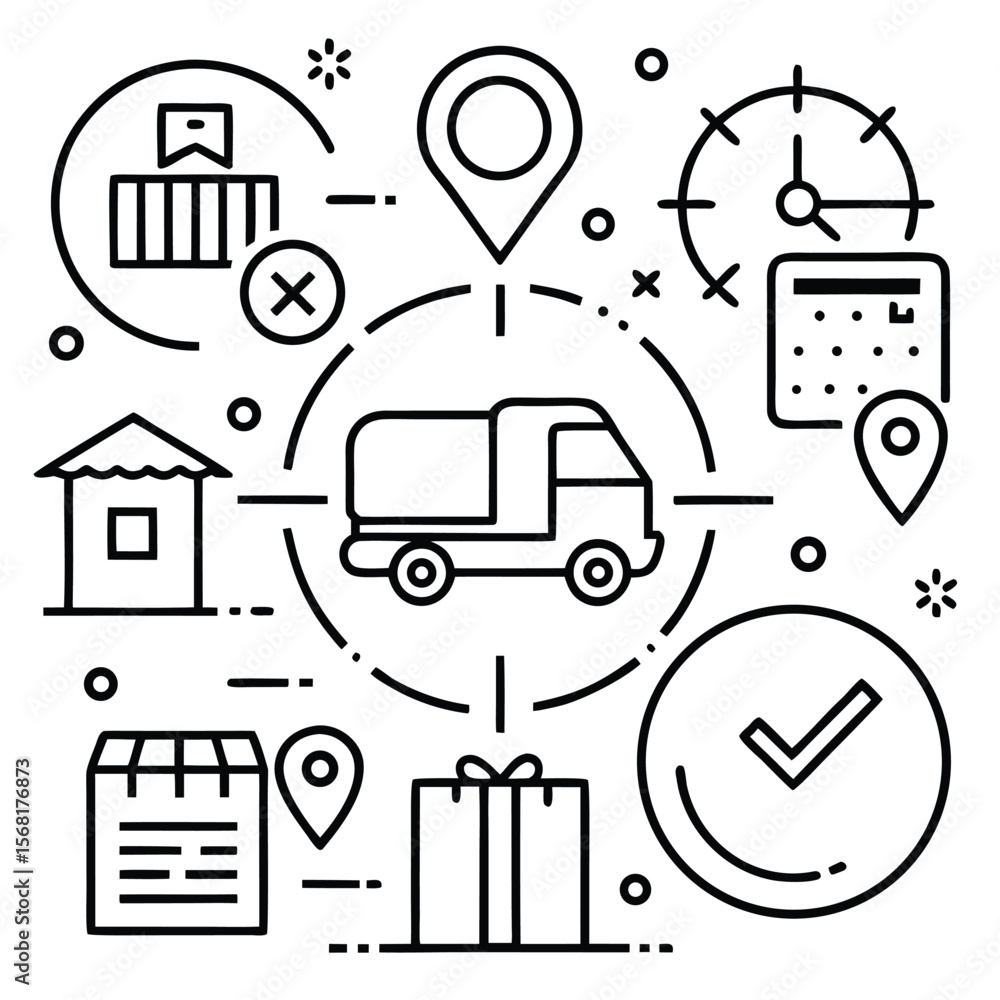 Poster this set of social media icons features a flat design with vector symbols for web and business illus