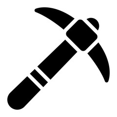 pickaxe glyph icon