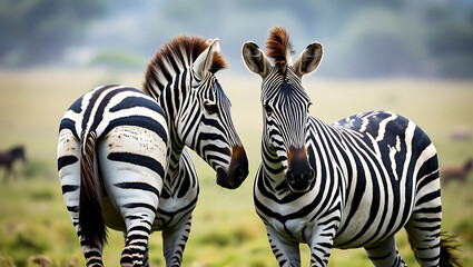 zebra in the zoo, 8K image
