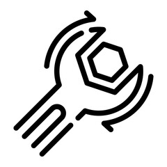 tighten line icon