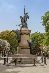 Statue of Vara de Rey in Ibiza