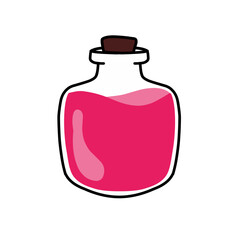 perfume bottle vector illustration