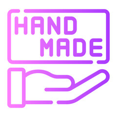 hand made gradient icon