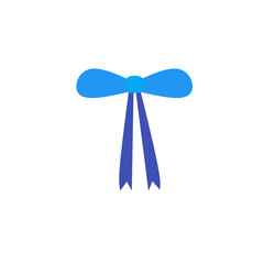 blue ribbon bow