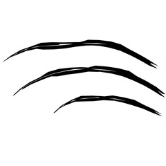 Animal scratch vector illustration black and white