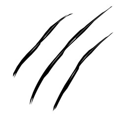 black and white vector illustration of an abstract scratch hand drawn