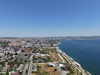 Aerial view of the area