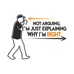 Funny Sarcastic Quote T-Shirt Design for Adults – Comic Style