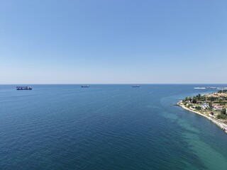 Aerial view of the area