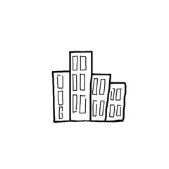 e commerce icon building 