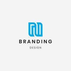 professional Letter N logo template