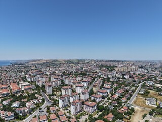 Aerial view of the area