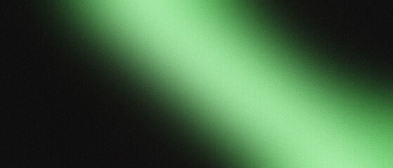 Dark Abstract Background with Diagonal Gradient of Light Green with grain texture
