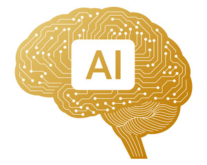 Innovative Concept of Artificial Intelligence Integrated with Brain Technology Featuring an AI Chip Design