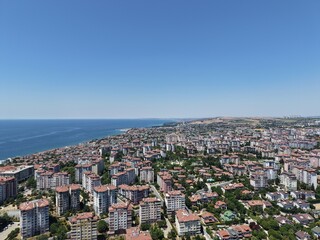 Fototapeta premium Aerial view of the area