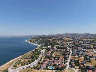 Fototapeta premium Aerial view of the area