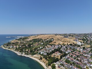 Obraz premium Aerial view of the area