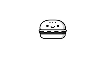 Fototapeta premium burger mascot