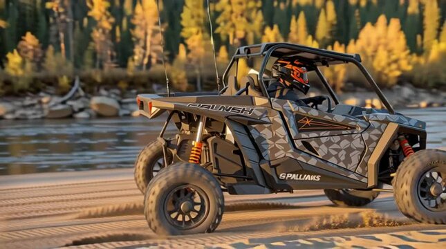 An EHXHO branded Polaris XP1000 style UTV.