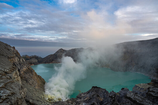 Mt. Ijen volcano, Java, Indonesia