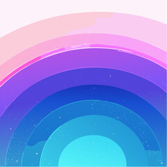 abstract background with rainbow