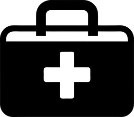 Obraz premium First Aid Kit Icon Vector Illustration 