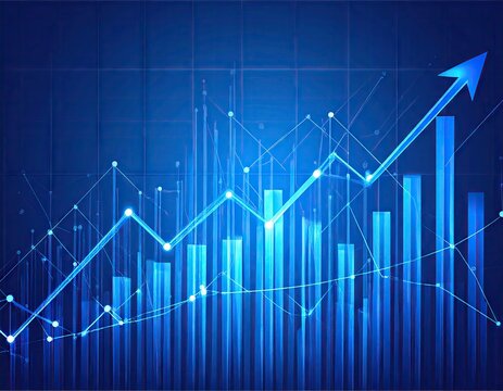 Abstract financial graph