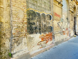 Street graffiti.