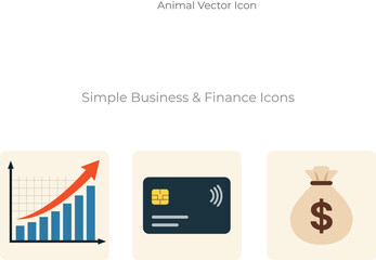Simple Business & Finance Icons