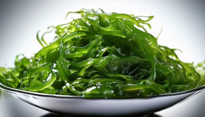 瑞々しさ際立つ生わかめの質感