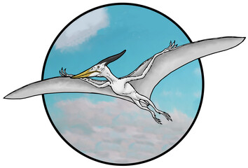 Pteranodon Poster © Josep Zacarias