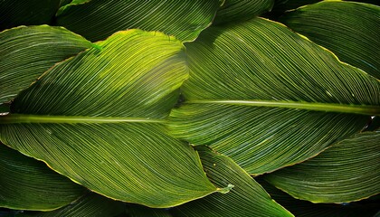a radiant canopy green leaves towering high reaching for the sky underneath