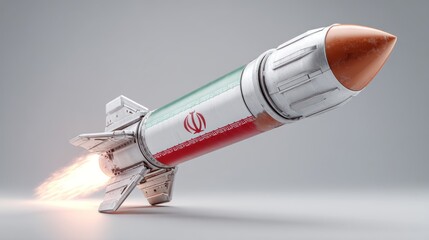 Iranian missile launch