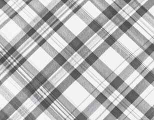 Gray and white checkered fabric texture